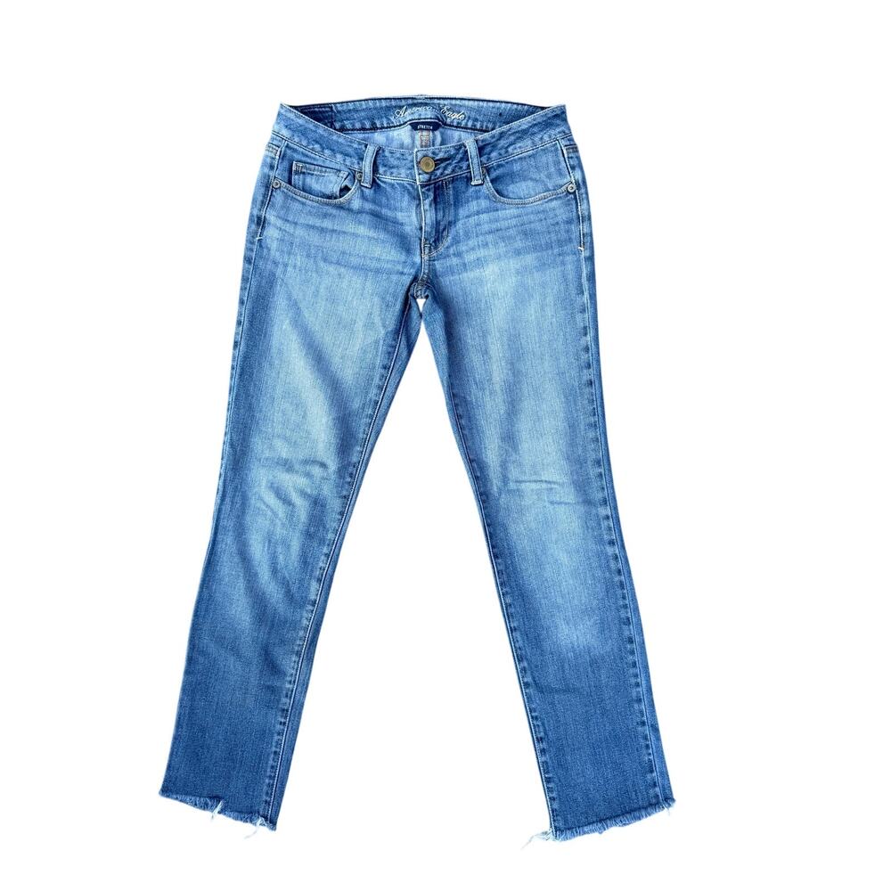 American Eagle Stretch Skinny Jeans Size 4 Long